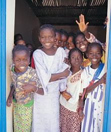 Girls in Senegal
