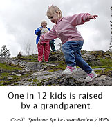 One in 12 kids is raised by a grandparent.