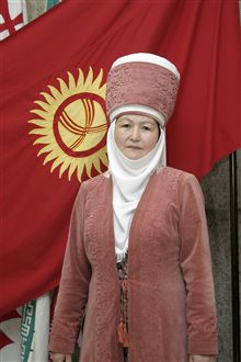 Czech Republic/Kyrgyzstan -- Sairash, the main character of documentary Elechek (Kyrgyz Republic), RFE/RL's Prague BOC, March 3, 2006.