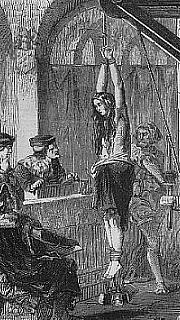 Interrogation by torture of an accused witch