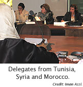 Delegates from Tunisia, Syria and Morocco.