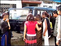 Assam girls going to van
