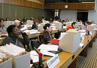 CEDAW members examine Government reports during its first formal session in Geneva, 14 January to 1 February 2008 - OHCHR Photo