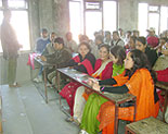 Nepali women at a voter's education program.