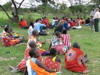The Special Rapporteur meets the Maasai Community in Maasai Mara, Kenya