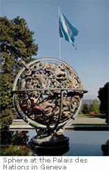 Sphere at the Palais des Nations in Geneva