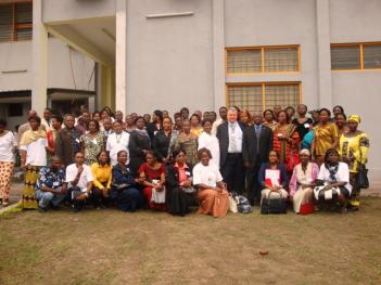 Participants of the IANSA Women's Network meeting, DRC