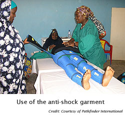 Use of the anti-shock garment childbirth deaths