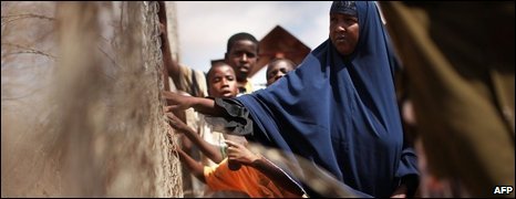 Somalis in Dadaab refugee camp in Kenya, file image