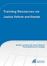 Cover Training Resources on Justice Reform and Gender