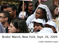 Brides' March, New York, Sept. 25, 2009