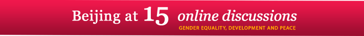 Beijing at 15 online discussions: gender equality, development, and peace