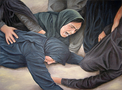 Mourning Mothers by United4Iran.