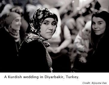 A Kurdish wedding in Diyarbakir, Turkey.