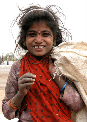 Manual Scavenger Girl - India