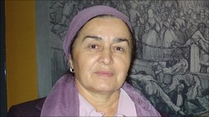 Lipkhan Bazaeva, head of the Women's Dignity centre in Grozny