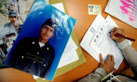 MDG : disappeared person in Colombia