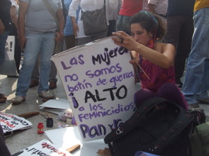 Mexican women say "We are not spoils of war".  / Credit:Daniela Pastrana /IPS 