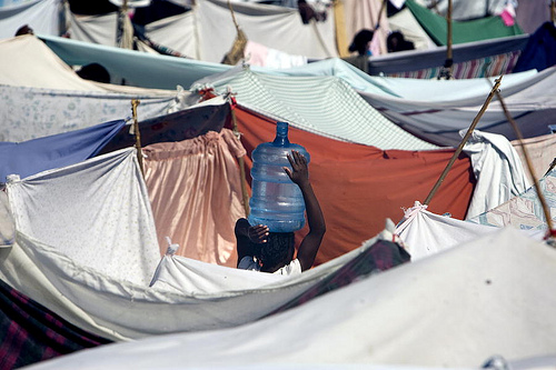 Haiti tent camps