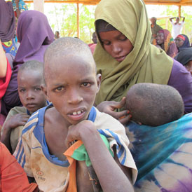 Fatuma and her family at Dadaab (Cat Carter/Save the Children)