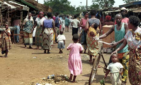 A market in Malawi