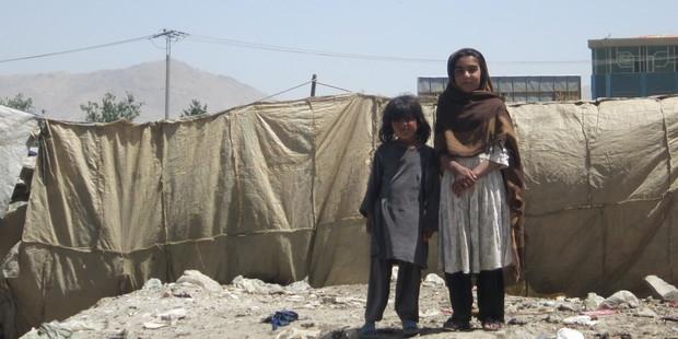 At least 28 children have died in harsh winter conditions in the camps around Kabul.