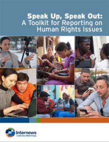 Cover: Speak Up, Speak Out: Human Rights Reporting Toolkit