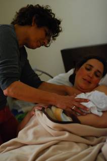 Midwife assisting new mother -  Jessica Alderman
