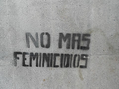 Graffiti in Mexico City: "No More Femicides" / Credit:Dennis Bocquet/CC BY 2.0