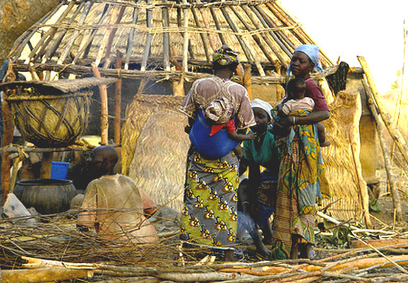 Village scene in Cameroon