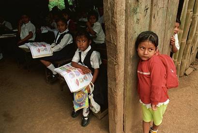 Girls at a rural school in Nicaragua. Credit: Oscar Navarrete/IPS