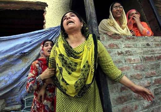 Women lament stress-related reproductive disorders in Kashmir, India.