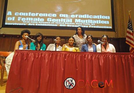 U.S. survivors of female genital mutilation speak at Their Voice conference in New York City