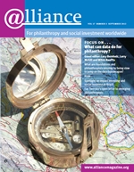 Alliance magazine Sept 2012