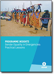 Gender Equality in Emergencies Programme Insights
