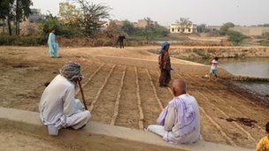 Rural village in India