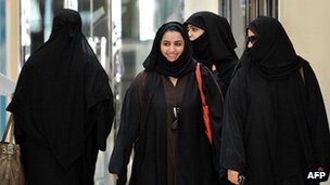 Saudi women in Riyadh. File photo