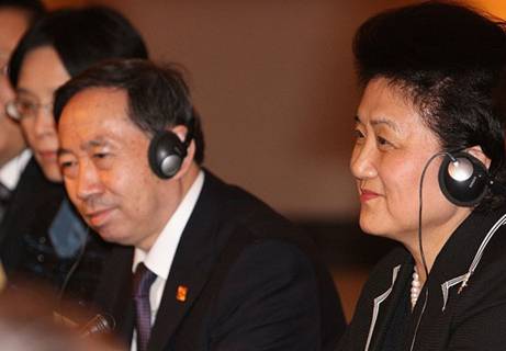 Liu Yandong (right) was passed over for a seat on China's Standing Committee.