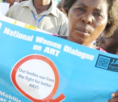 Malawian women march to demand health rights in HIV/AIDS treatment