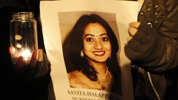 Savita Halappanava candle lit vigil