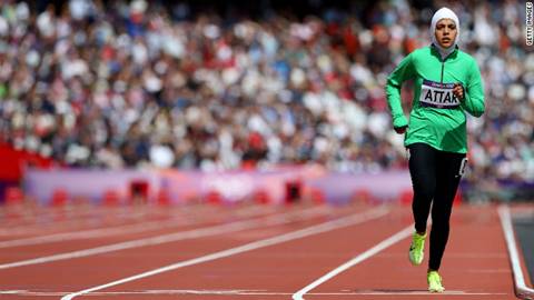 Sarah Attar was one of two Saudi women allowed to compete in the 2012 Olympic Games.