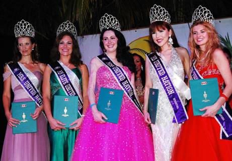 Contestants in the 2012-2013 United Nation International Pageant