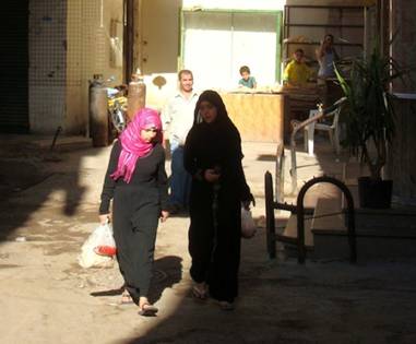 Teenage girls in low-income areas of Egypt are vulnerable to trafficking. Credit: Cam McGrath/IPS.