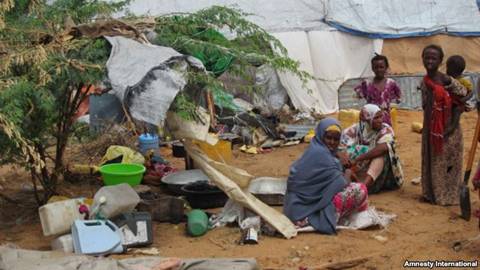 Displaced Somali women and girls are especially vulnerable to sexual assault.                           