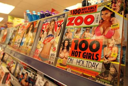 Campaigners are trying to abolish the sale of lads' mags from supermarkets and other retailers (Picture: PA Wire/Press Association Images)