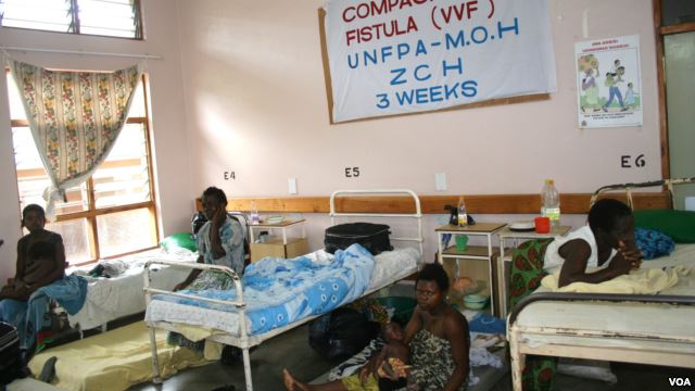 Malawian women at a UNFPA funded fistula camp, Zomba Central Hospital, Blantyre, Malawi (Lameck Masina for VOA).