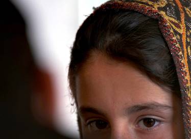 Image: Pakistani girl Saneeda escaped a forced marriage 