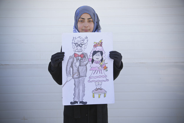 In pre-conflict Syria, 13% of all marriages involved children, but that rate has doubled among refugees who have fled to Jordan. And 48% of child brides are being forced to marry men ten years older than they are.