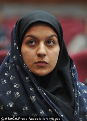 Reprieve: Reyhaneh Jabbari was set be hanged tomorrow morning after seven years in prison. She killed a man she said was trying to rape her