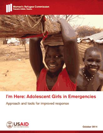 I'm Here: Adolescent Girls in Emergencies Report thumbnail